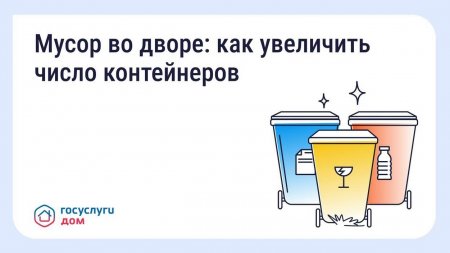 Мусор во дворе: как увеличить количество контейнеров